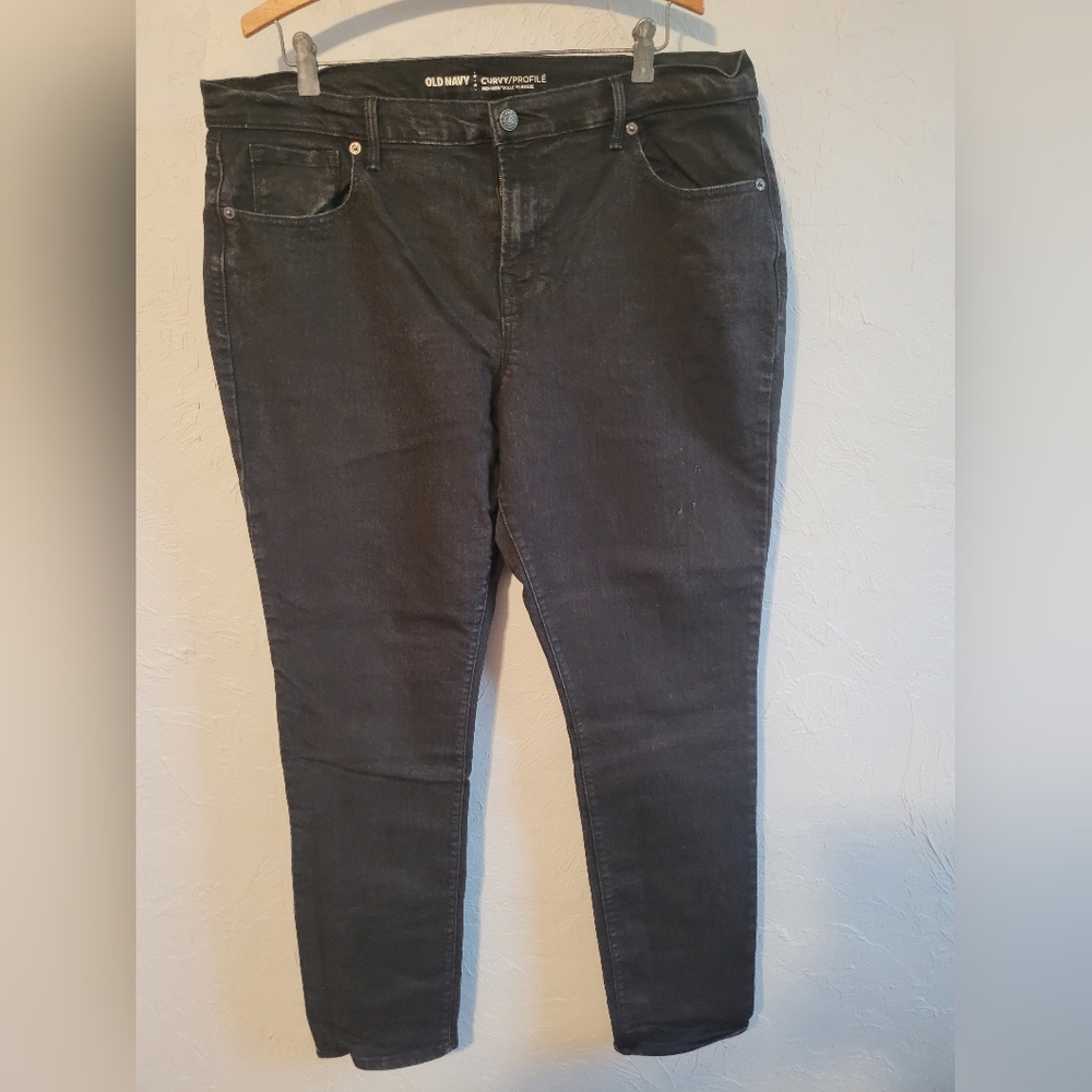 Old Navy Women's Dark Gray Skinny Jeans